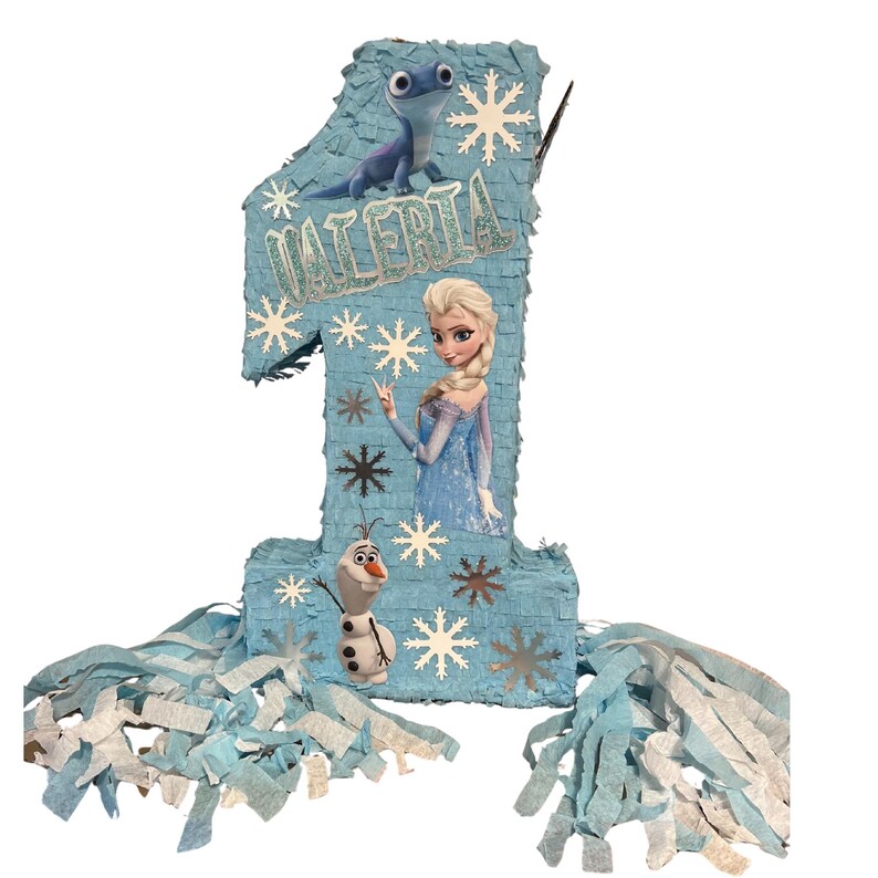 23-CALOWA PIÑATA Z KRAINY LODU. Odporna na uderzenia dla dodatkowej zabawy. Wybierz swoją postać, kolory i detale. zdjęcie 7