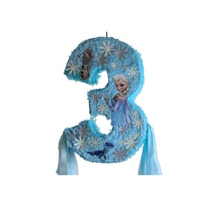 23-CALOWA PIÑATA Z KRAINY LODU. Odporna na uderzenia dla dodatkowej zabawy. Wybierz swoją postać, kolory i detale. zdjęcie 5