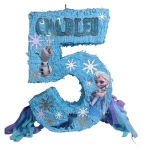 23-CALOWA PIÑATA Z KRAINY LODU. Odporna na uderzenia dla dodatkowej zabawy. Wybierz swoją postać, kolory i detale. zdjęcie 10