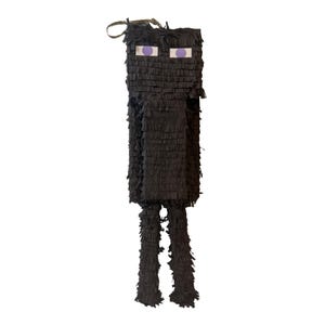 27&quot; Enderman 3D Piñata - Handmade | Customizable for Video Game Parties