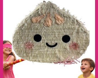 Dumpling Piñata 20”. Sturdy for extra fun, ideal for birthdays. You can choose colors and details.