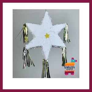 Piñata de estrella personalizada para fiesta temática 16 estrella piñata  estrella blanca piñata, piñata grande, piñata de fiesta, piñata de fiesta  para niñas, piñata de Baby Shower, -  México