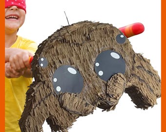 22" Spider Piñata. Very sturdy for extra fun. Choose colors and details. Secure shipping
