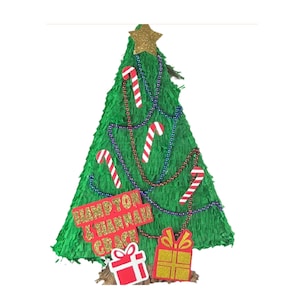 23&quot; CHRISTMAS TREE PIÑATA Shatter-resistant. Choose colors and more.
