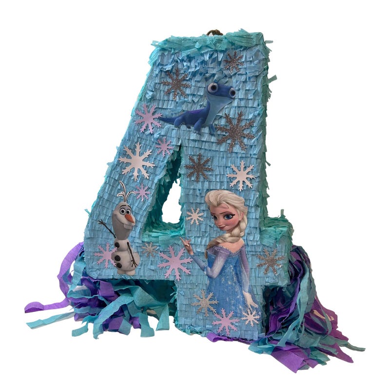 23-CALOWA PIÑATA Z KRAINY LODU. Odporna na uderzenia dla dodatkowej zabawy. Wybierz swoją postać, kolory i detale. zdjęcie 6