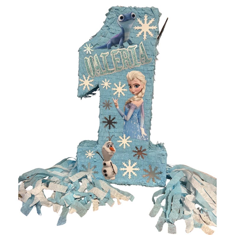 23-CALOWA PIÑATA Z KRAINY LODU. Odporna na uderzenia dla dodatkowej zabawy. Wybierz swoją postać, kolory i detale. zdjęcie 12