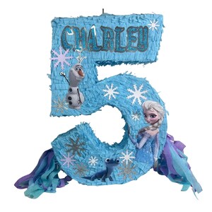 23-CALOWA PIÑATA Z KRAINY LODU. Odporna na uderzenia dla dodatkowej zabawy. Wybierz swoją postać, kolory i detale. zdjęcie 8