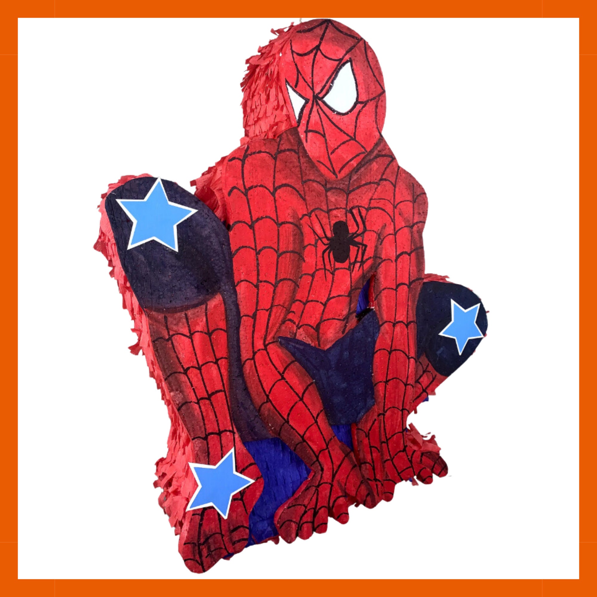 SpiderMan Piñata para fiesta de cumpleaños 30x20x4 -  México