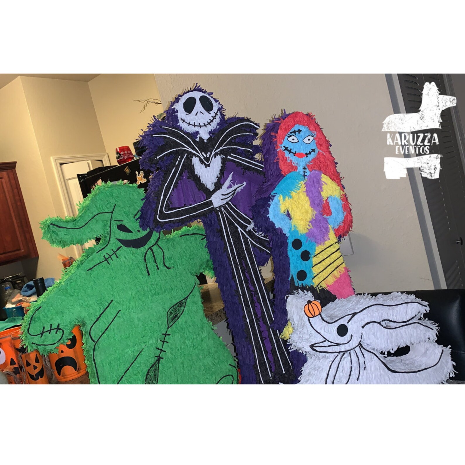 NIGHTMARE BEFORE CHRISTMAS. 4 characters together Jack Etsy
