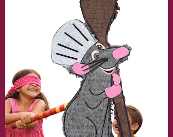 24-calowa pinata Ratatouille. Odporna na uderzenia, dla dodatkowej zabawy. Wybierz swoje kolory i detale.