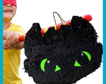 20" Toothless and Light Fury piñata. Very sturdy for extra fun. Choose your colors and details. Secure shipping