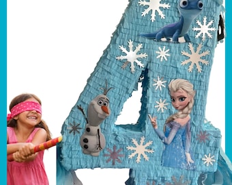 Pinhata Frozen de 58 cm (23"). Resistente a impactos para ainda mais diversão. Escolha seu personagem, cores e detalhes.