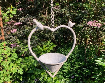 Heart Bird Feeder / Planter