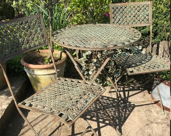 Garden Bistro Folding Table & Chairs