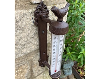 Cast Iron Garden Thermometer
