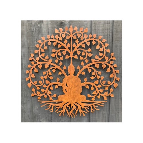 Tree of Life Steel Metal Wall Garden Art Art Etsy UK