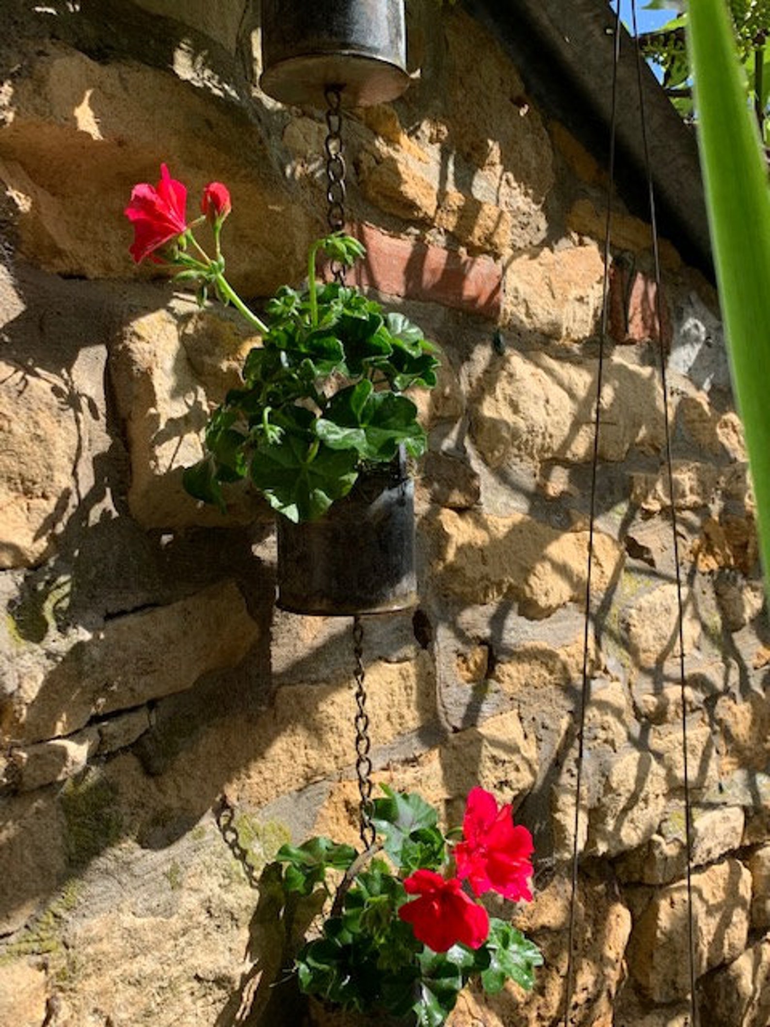 Hanging Rain Chain Pot Planter Etsy UK