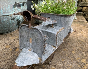 Vintage Scooter Flower Planter