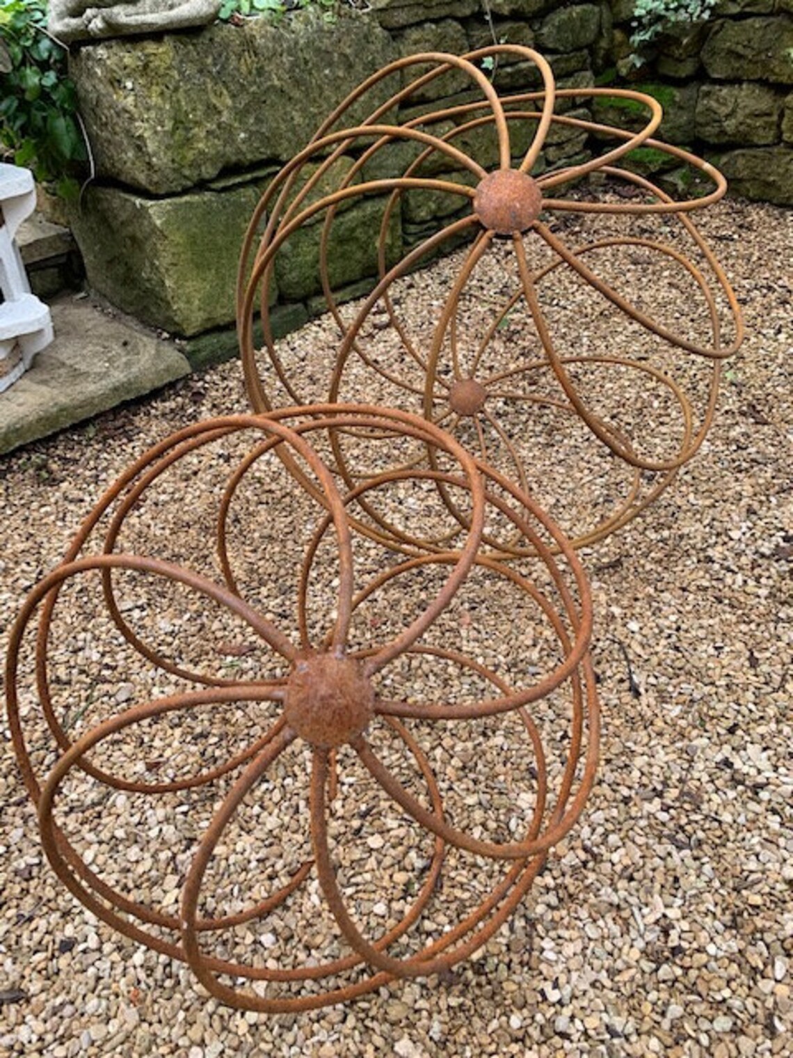 Decorative Garden Sphere Small Etsy