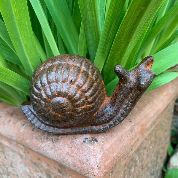 Small Cast Iron Snail