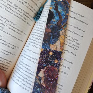 Fantasy Bookmark Individual, Book accessories, Fantasy Reader Bookmark, Book Lover Gift, Enchanted Bookmark, Night Court, Velaris, Starlight
