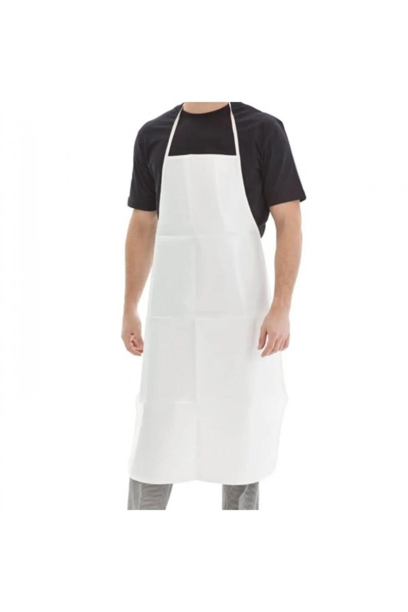 Waterproof PVC Apron, Wipeable Kitchen Workwear - Etsy