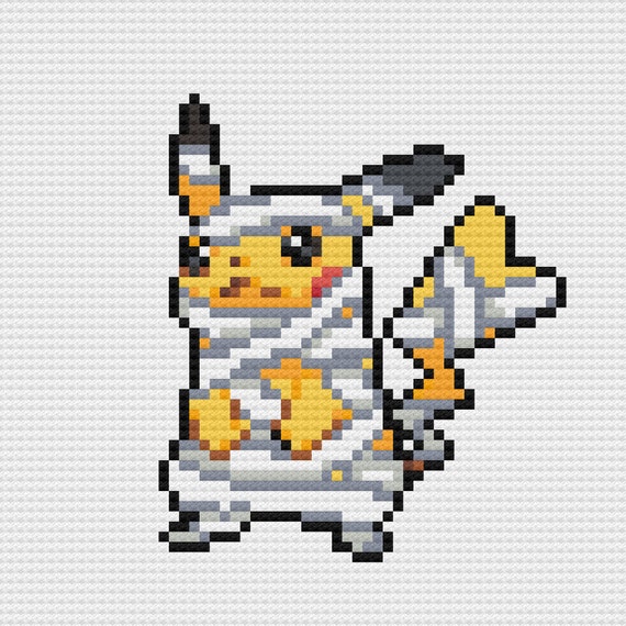 My first pixel art of Pikachu : r/pokemon