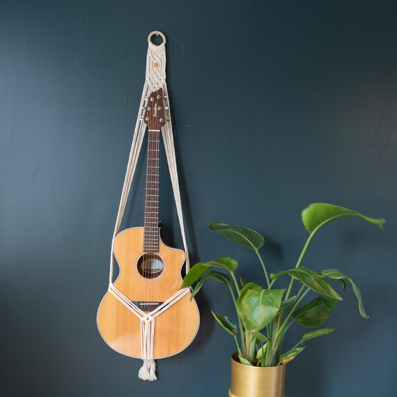 Macrame guitar hanger deals