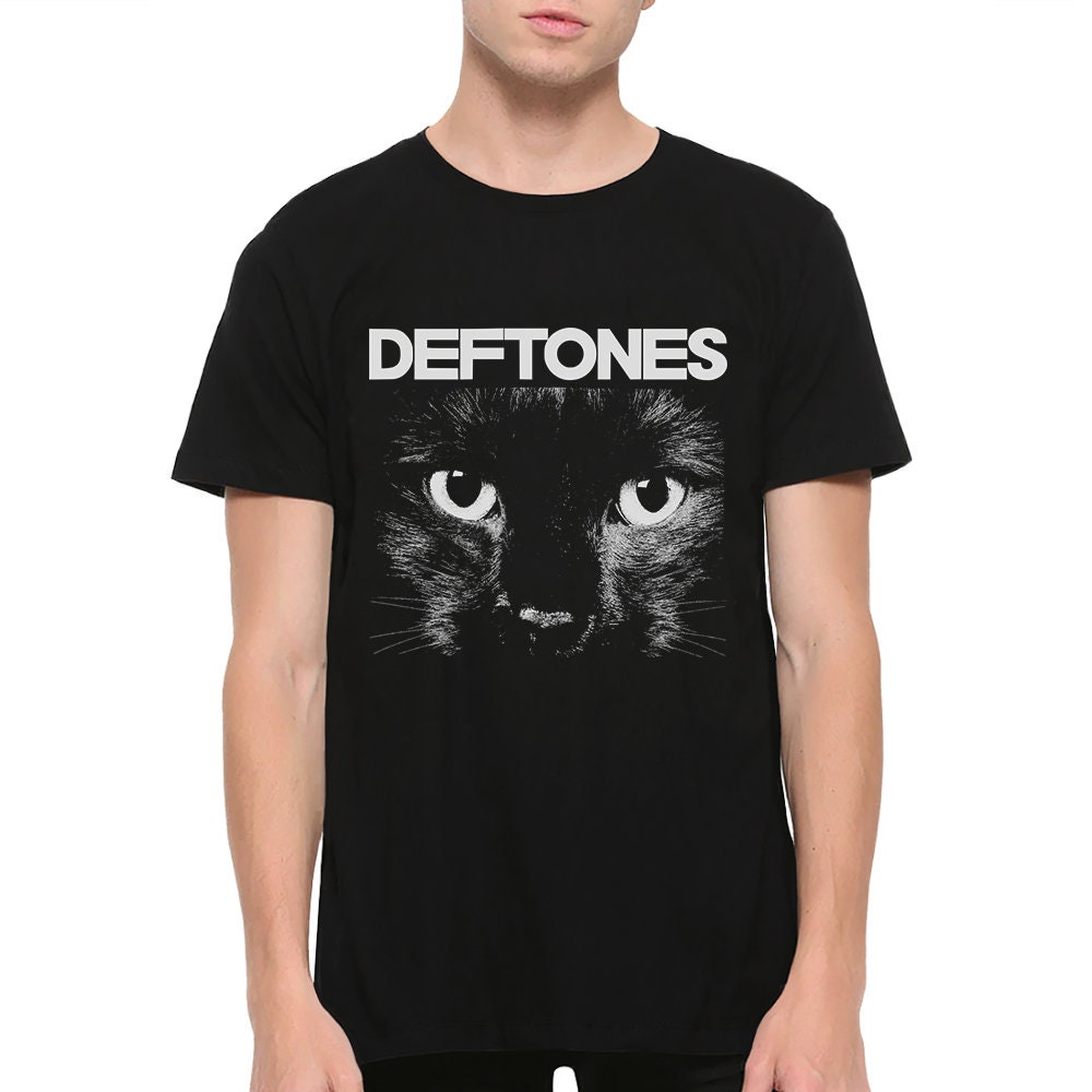 Deftones Black Cat TShirt Men's Women's All Sizes Etsy