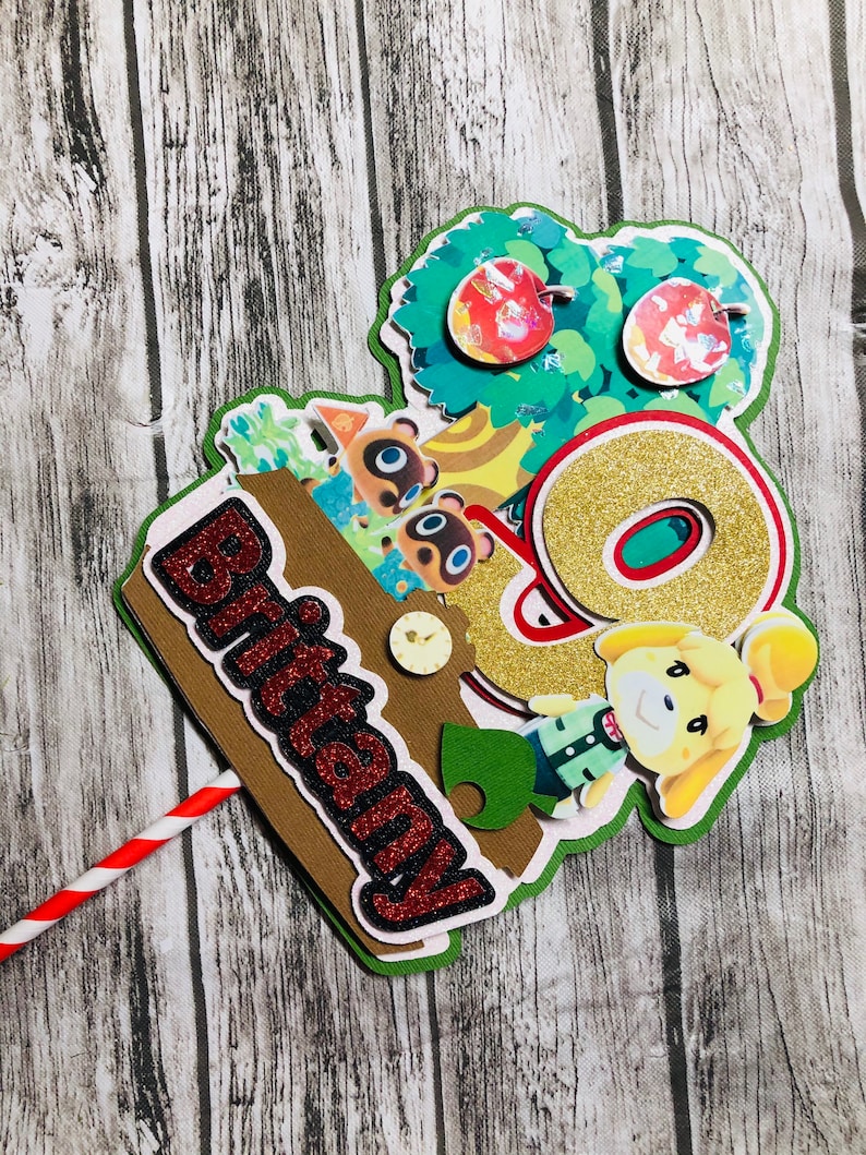 Animal Crossing Cake Topper Etsy