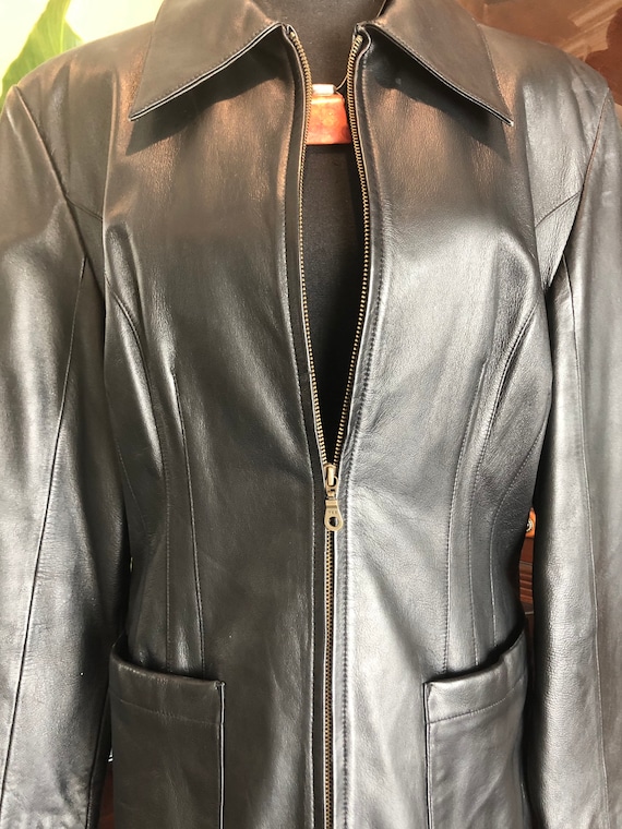 wilsons leather mens vintage hooded genuine leather jacket