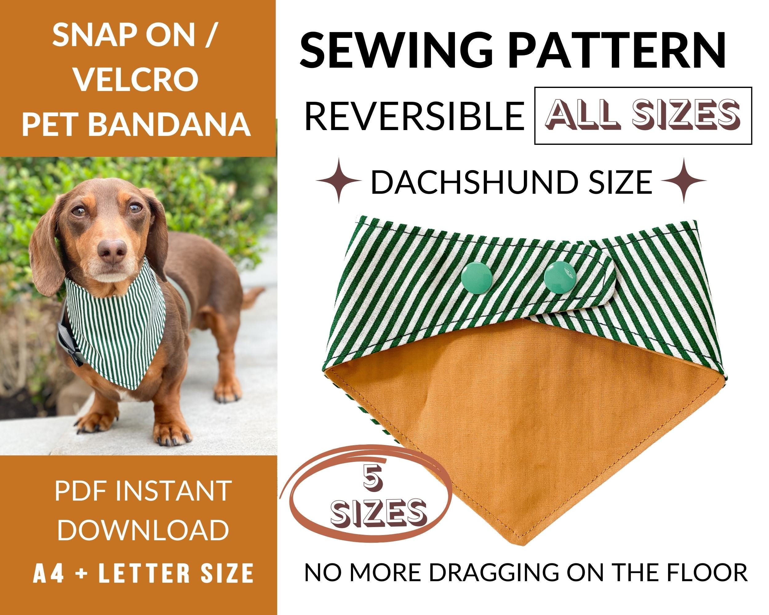 Reversible Dog How To Sew A Dog Bandana Red Dog Bandana Styling A