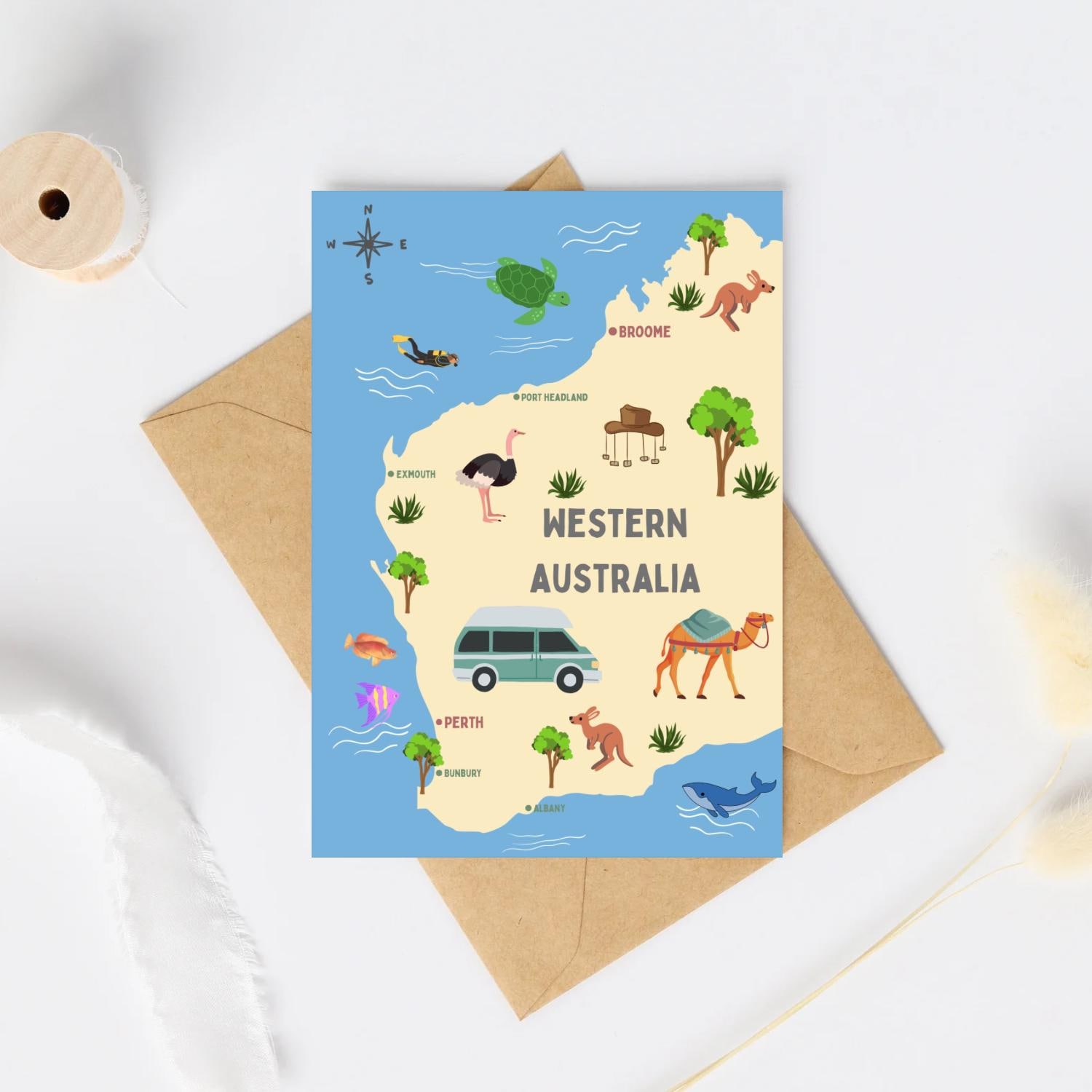 Australia postcard - Etsy 日本