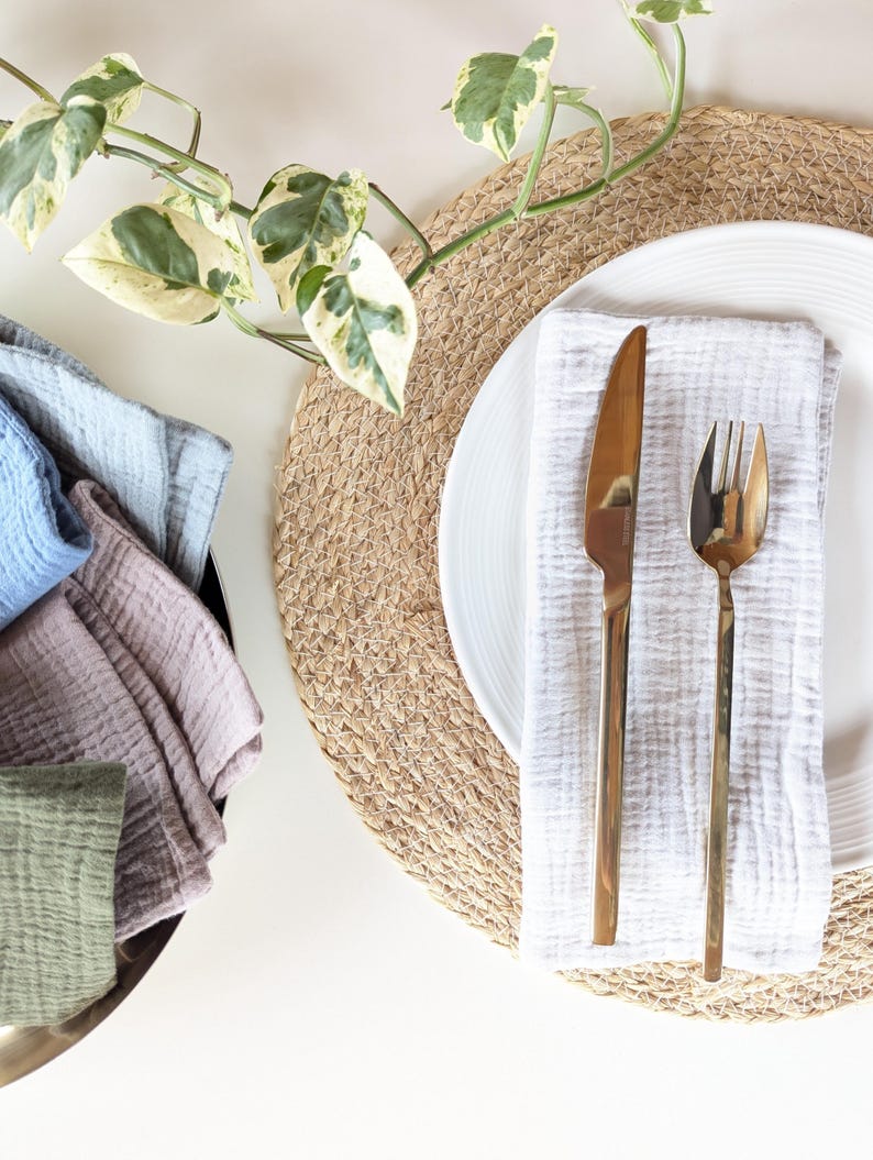 FloraEtLin Muslin Napkins - Thumbnail 2