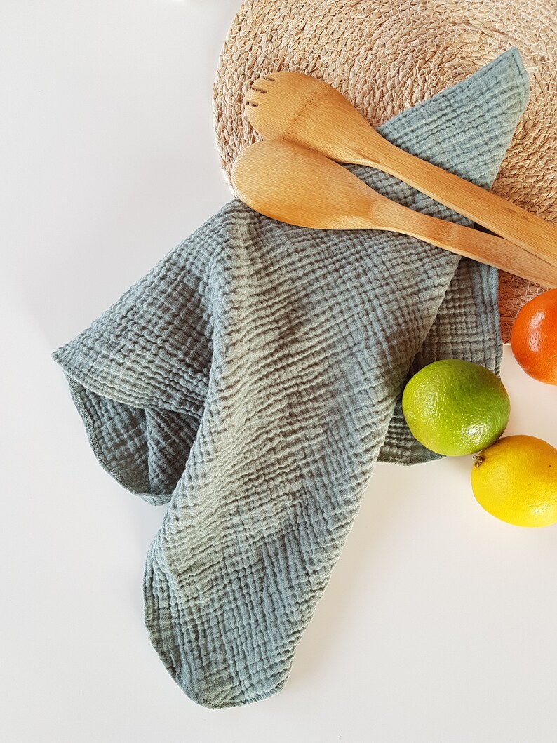 Thin Gauze Towel. Handmade Muslin Kitchen Towel. Soft Hand Etsy Canada
