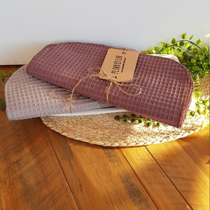 Unpaper towels. Reusable paper towels. Paperless towels set. Cloth paper towels. Waffle weave zero waste cleaning wipes. Unpaper napkins. bild 10
