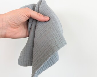 Organic cotton gauze napkins. Reusable cloth napkins unpaper. Set of 2 muslin everyday napkins. Fabric dinner napkins. Eco friendly products