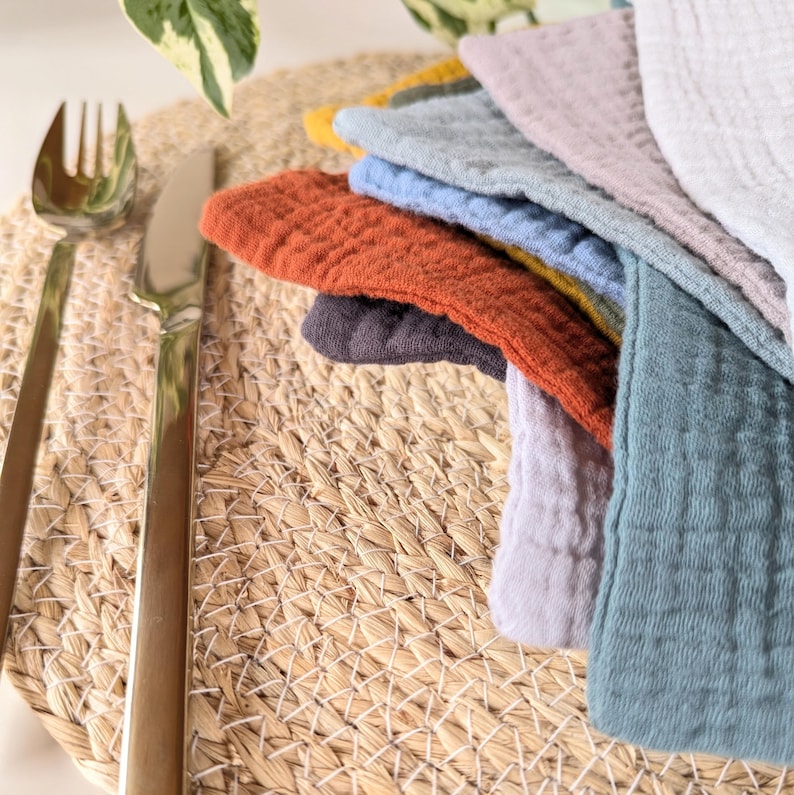 FloraEtLin Muslin Napkins - Thumbnail 3