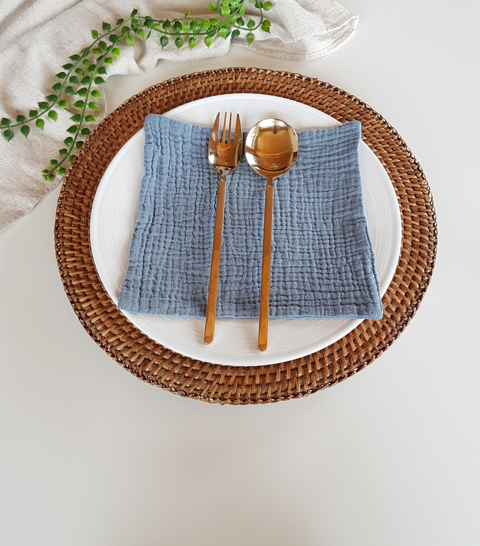 Small Cotton Gauze Napkins. Reusable Cloth Napkins Unpaper. Etsy Canada