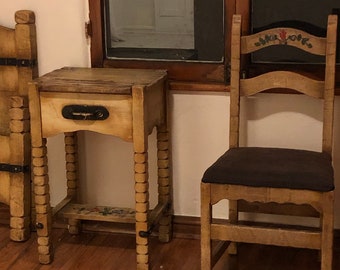 Monterey furniture classic side chair straw ivory circa 1929