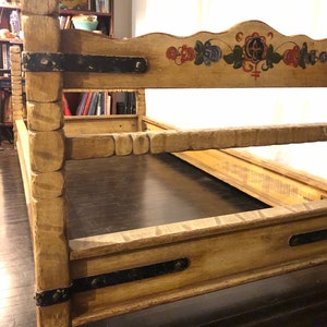 rare and early straw ivory monterey furniture daybed sofa circa 1930