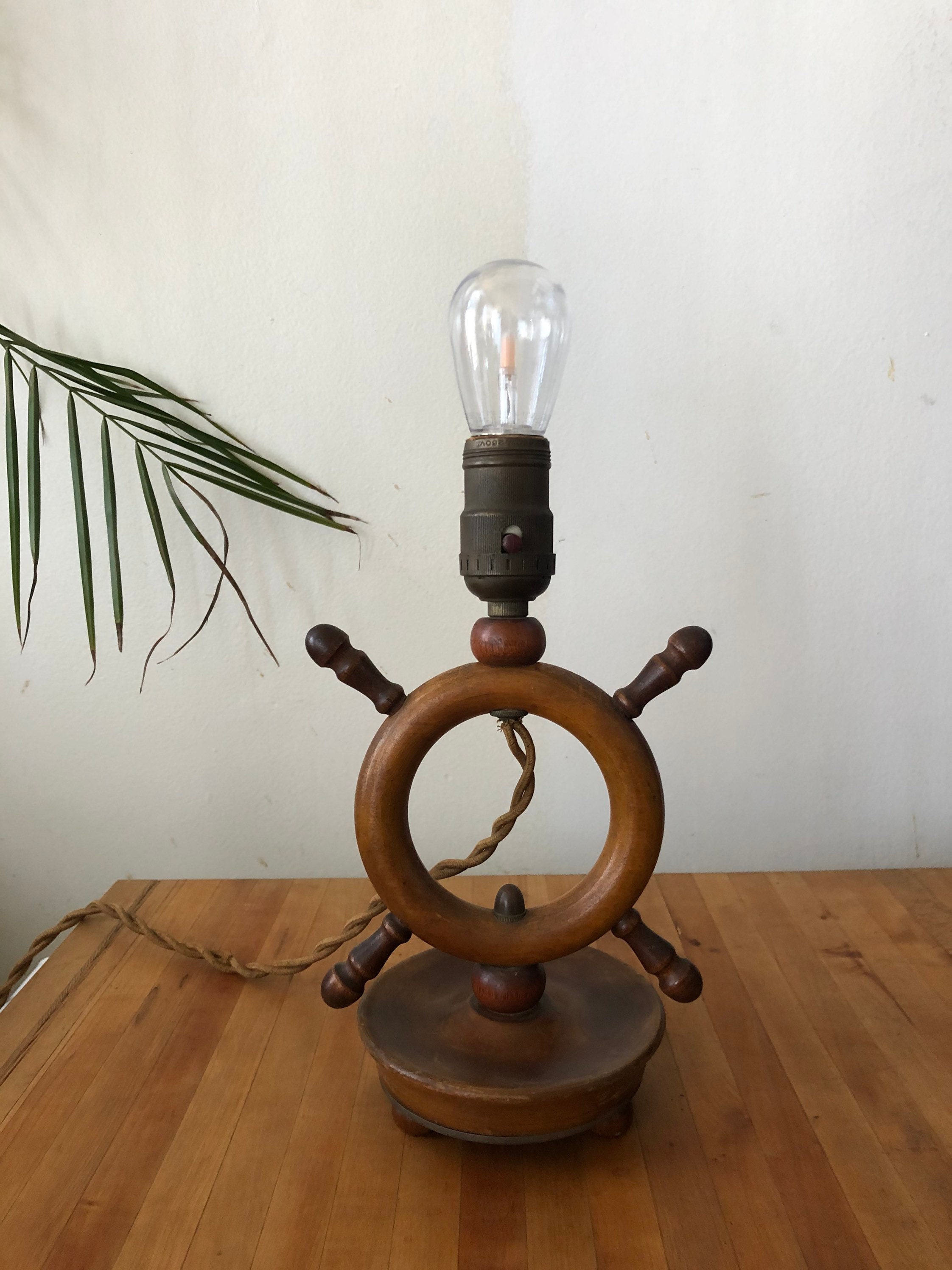 Ship wheel lamp deals