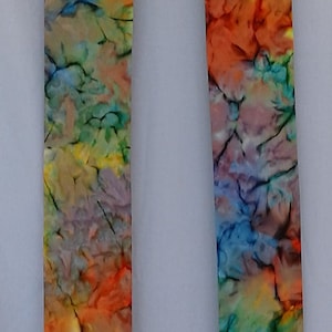 Rainbow Splash Clergy Stole celebrates the beautiful colors of the rainbow. The vibrant colors of batiks come alive in this stole.