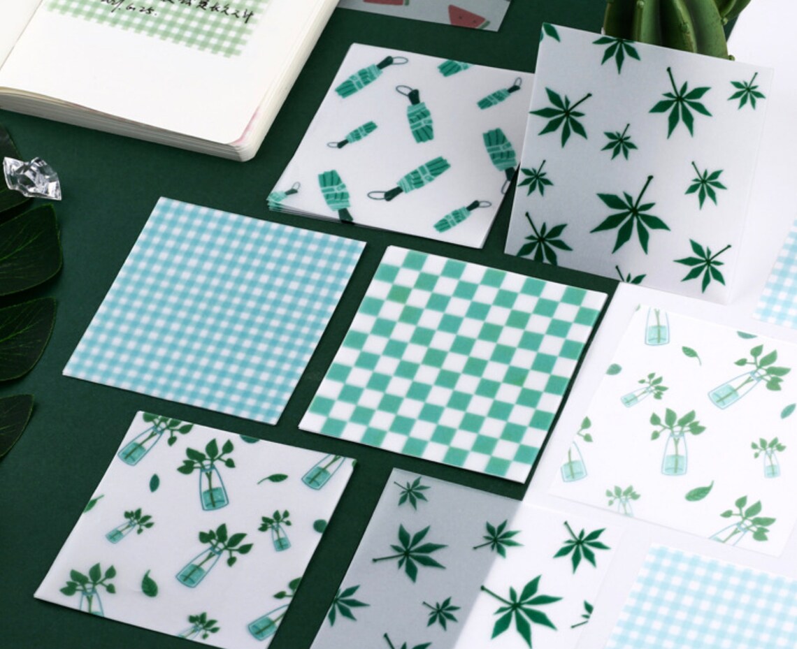 30 Pieces Decorative Parchment Paper Art Paper Scrap Paper Etsy