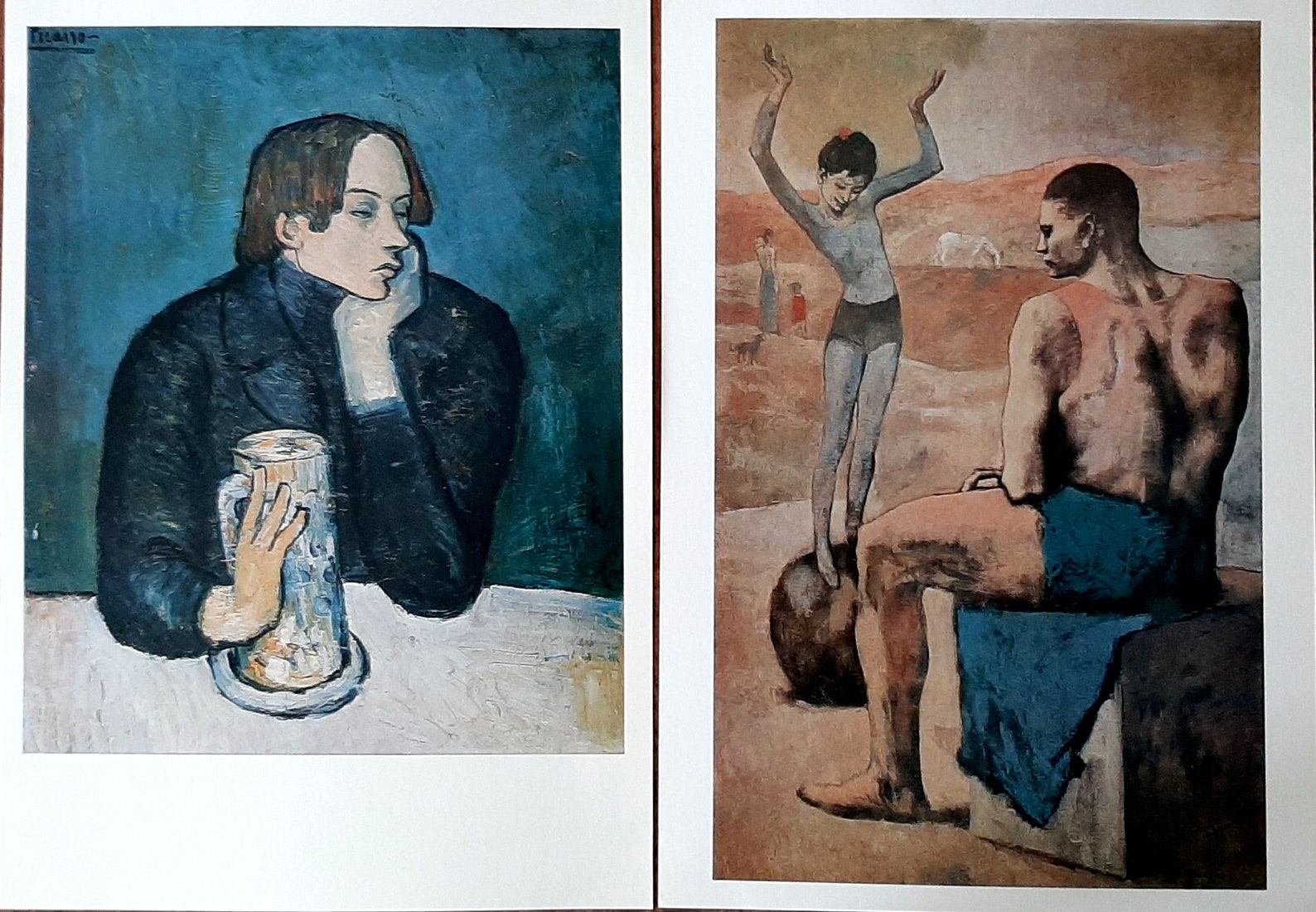Pablo Picasso, Art Cards. Set of 16 3 Big Vintage Postcards, Aurora
