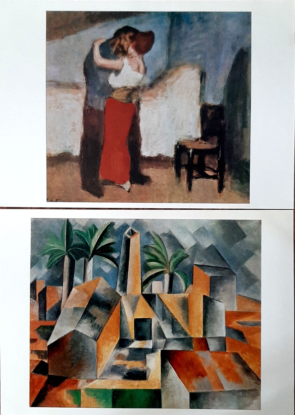 Pablo Picasso, Art Cards. Set of 16 3 Big Vintage Postcards, Aurora