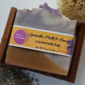 Lavender, Milk & Honey Soap | Kokum Butter and Coconut Milk Soap
