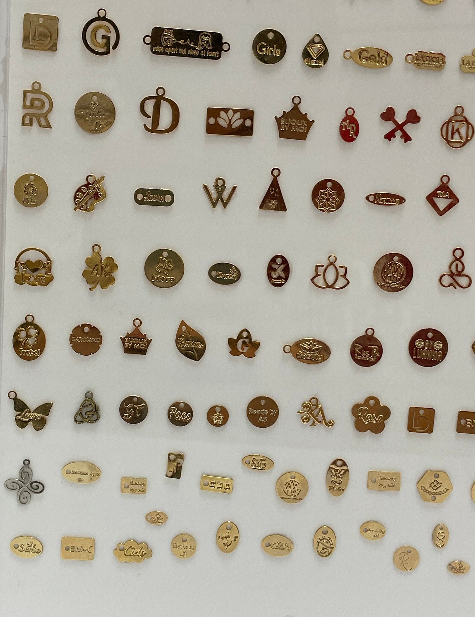 Personalized Jewelry Tag Custom Tag Engraved Jewelry Charms Etsy