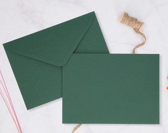 Green cactus envelopes, in different sizes C5, B6, DL, CD on Premium 125 grs paper. Paper Envelopes, Wedding Envelopes, invitations, etc