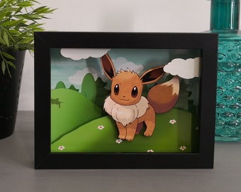 Shadowbox Pokemon Evoli - Eevee